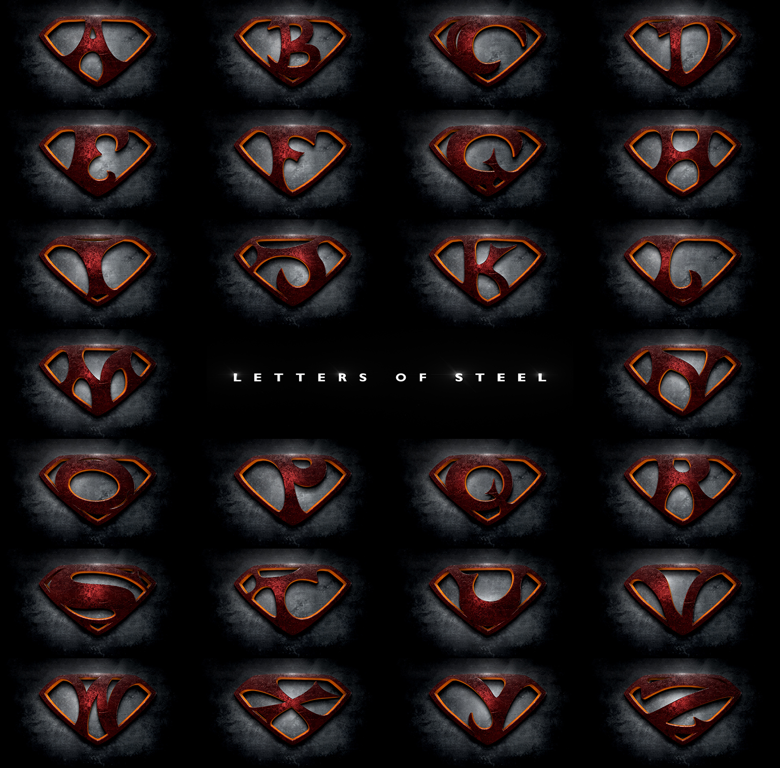 Superman Logo With Different Letters - HD Photos Gallery