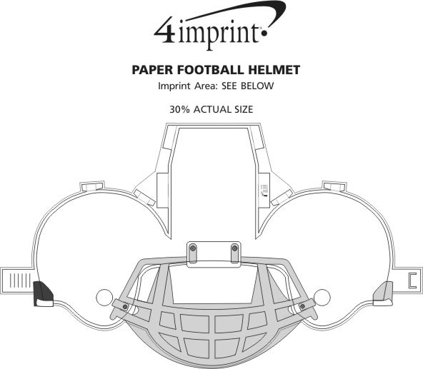 Paper Football Helmet (Item No. 113610) from only 47¢ ready to be ...