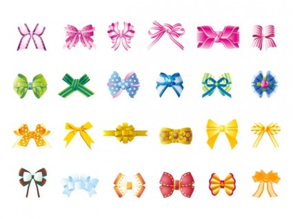 Beautiful bow vector Free vector in Adobe Illustrator ai ( .ai ...