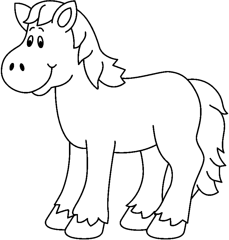 Horse Clipart Black And White - ClipArt Best