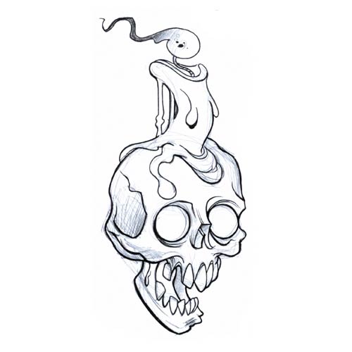 Gallery For > Grim Reaper Skull Tattoo Outline