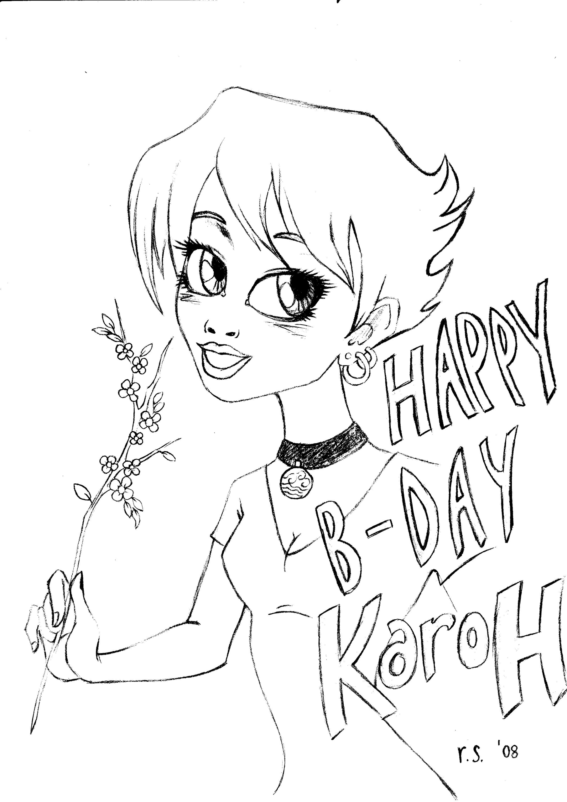 HAPPY BIRTHDAY KaroH!!!<3 - doodles and drawings Photo (1473205 ...