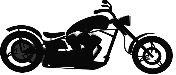 Motorcycle Clipart Black And White | Clipart Panda - Free Clipart ...