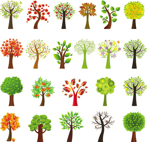 trees | Free Stock Vector Art & Illustrations, EPS, AI, SVG, CDR ...