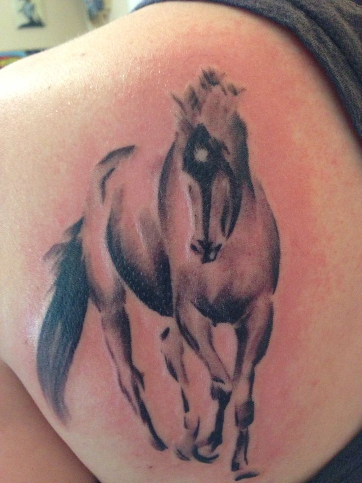 Tattoos on Pinterest | Horse Tattoos, Horse Shoes and Tattoo