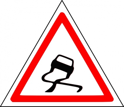 Slippery Road clip art - Download free Other vectors
