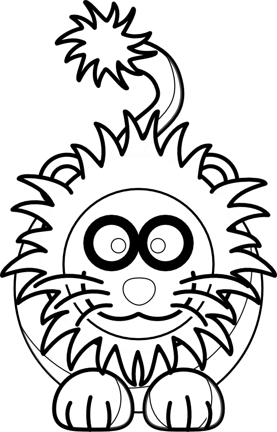 Lion Clipart Black And White