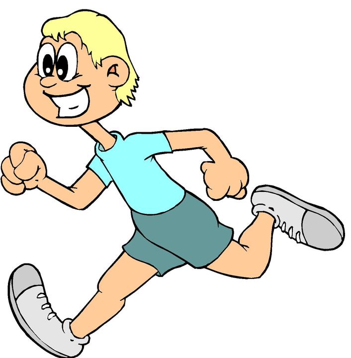 Pix For > Cartoon People Running A Race