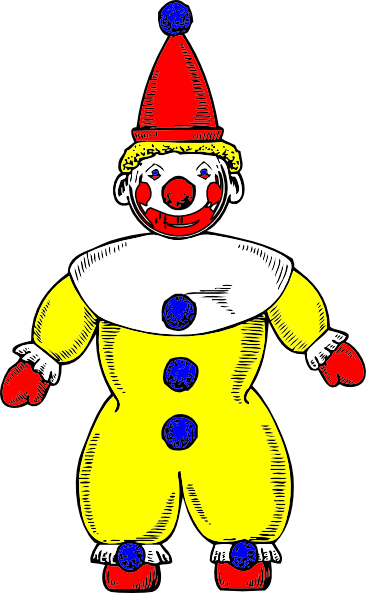 Clown clip art - vector clip art online, royalty free & public domain