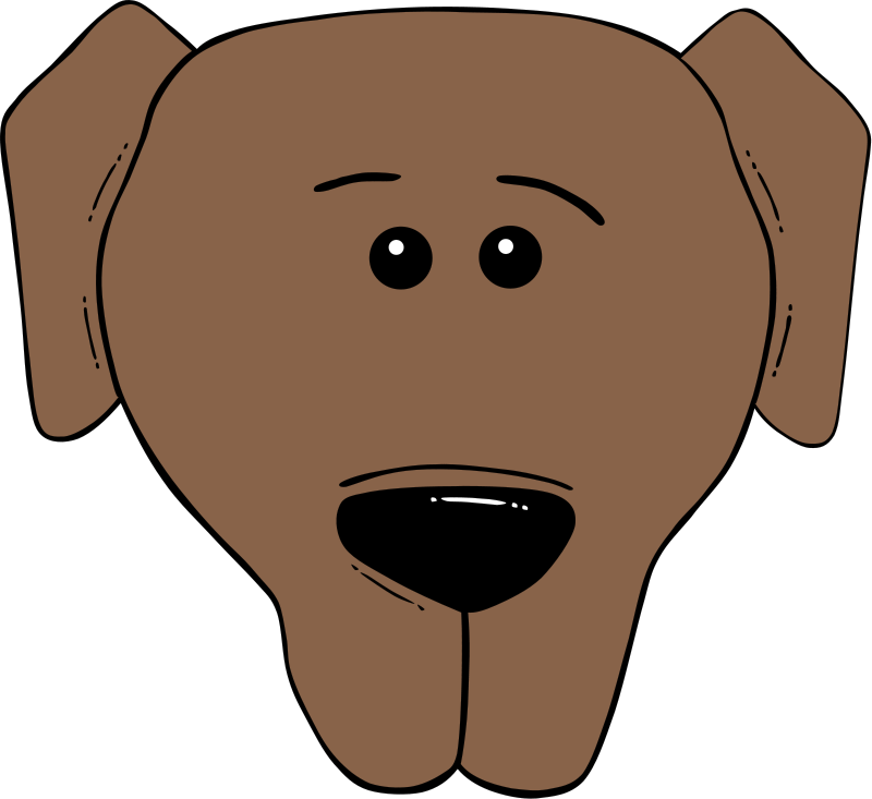 Dog Face Cartoon Clip Art Download