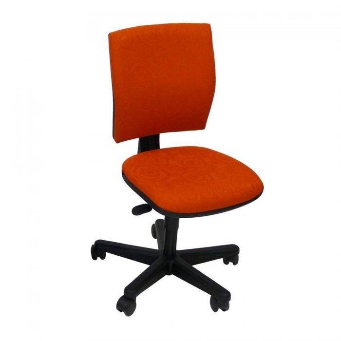 Office Furniture Hire - Icon Office Chair - Orange Swirl Pattern ...