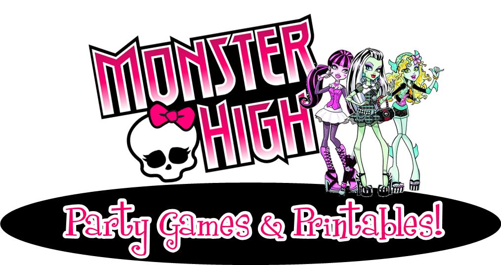 Awesome Monster High Party Games ~ DIY and Printables!
