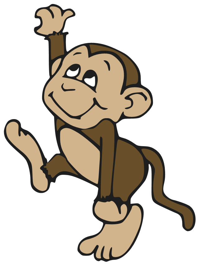 Cartoon Monkey Hanging | lol-