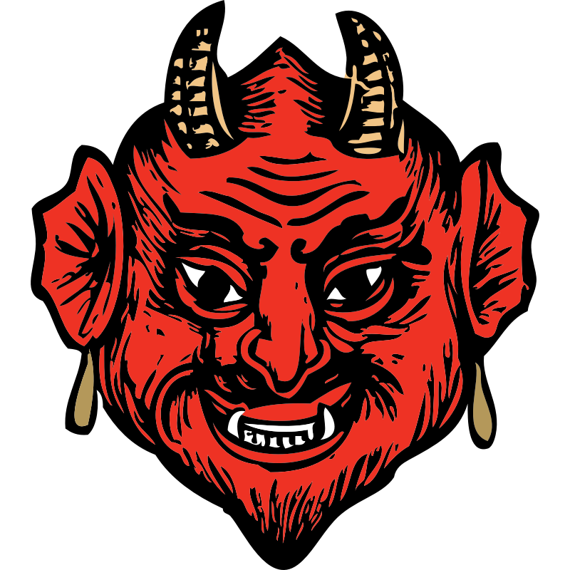 Clipart - devil head
