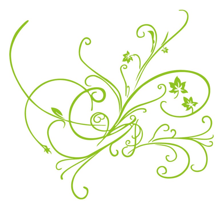 Green Vector Floral Ornament | Free Vector Graphics | All Free Web ...