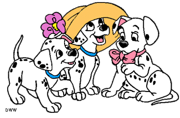Dalmatian Puppies Clipart page 4 from Disney's 101 Dalmatians ...
