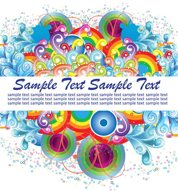 Colorful Swirls Vector Background | Download Free Vector Graphic ...