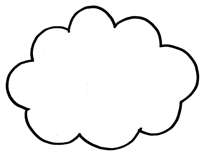 Cloud Outline Clip Art