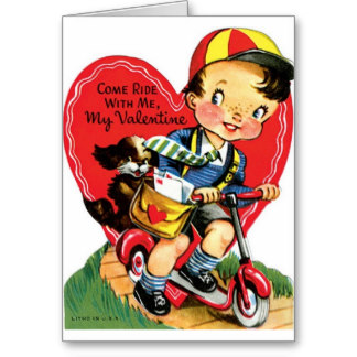 Retro Valentine Cards, Retro Valentine Card Templates, Postage ...