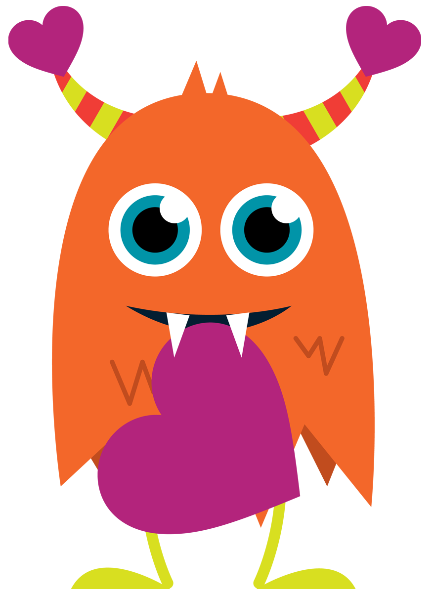 Images For > Happy Monster Clipart
