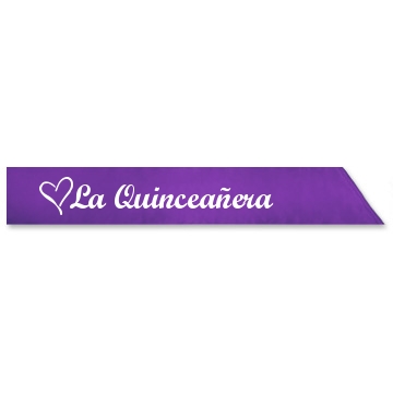 La Quinceanera Party: Custom Adult Satin Party Sash - Customized ...
