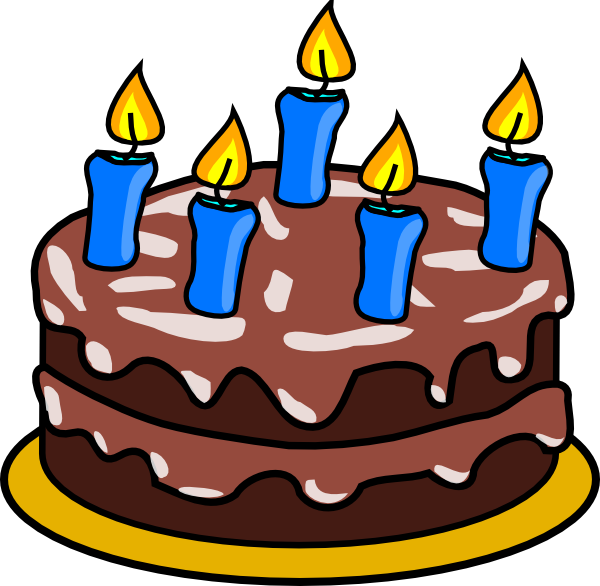 Picture of a birthday cake clip art
