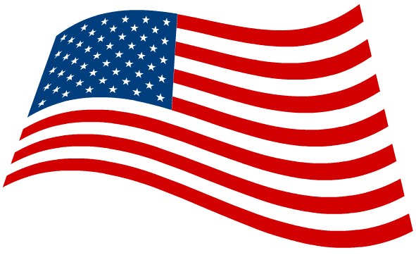 Waving American Flag Clip Art - ClipArt Best