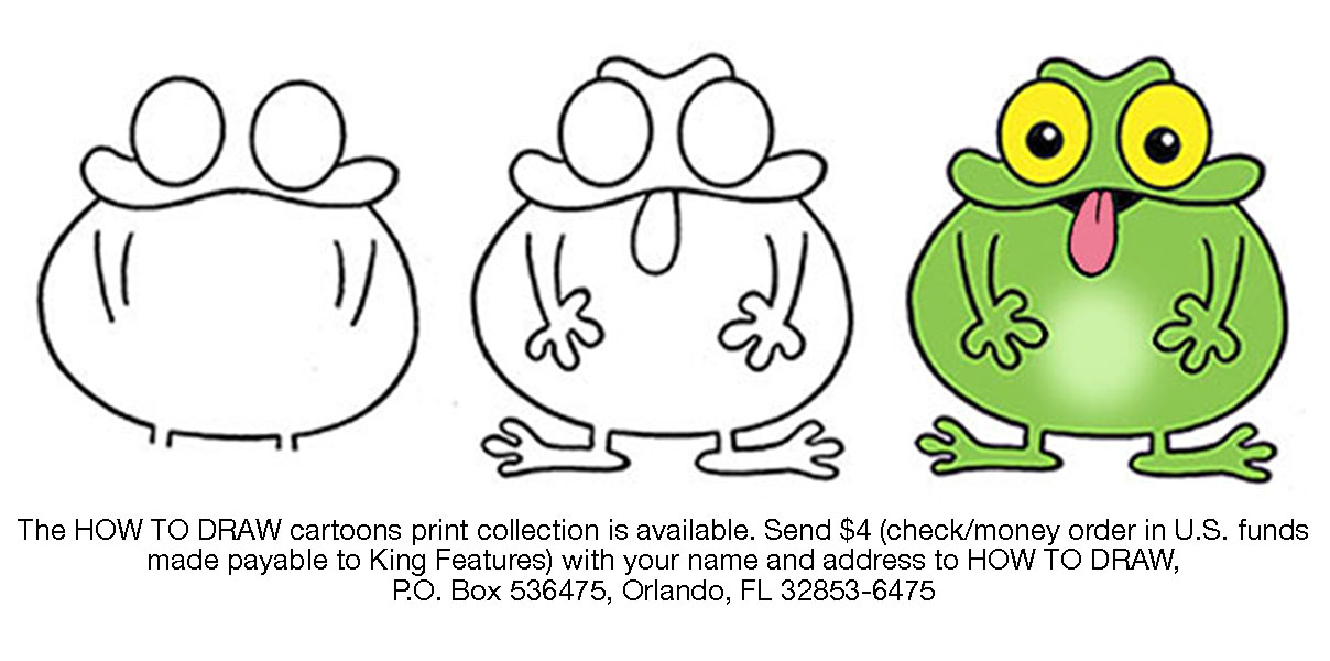 how to draw a cartoon frog. How To draw cartoons book available ...