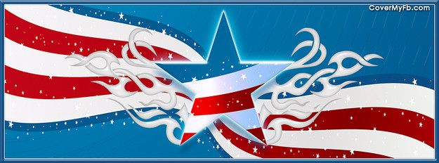 Red White & Blue Star Facebook Covers, Red White & Blue Star FB ...