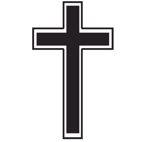 Cross Outline With Clipart - Free Clip Art Images