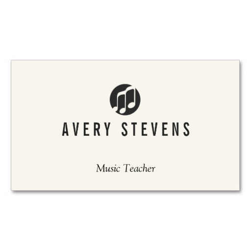 Music Teacher, Music Notes Logo, Musician Double-Sided Standard ...