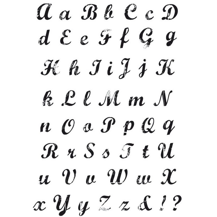 Script Alphabet Photos