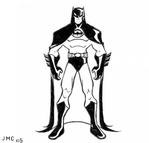 the batman lineart by jam-bad on DeviantArt