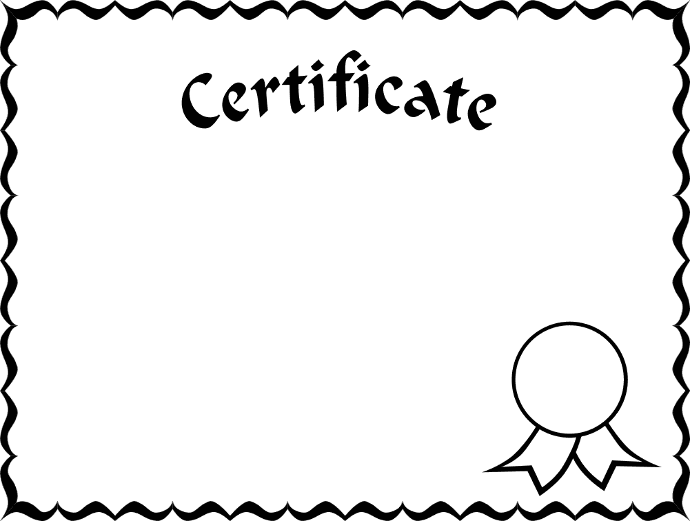 Certificate Blank Frame Border Free Page Borders Spyfind - ClipArt ...