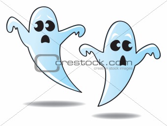 Image 4270814: Cartoon Ghosts from Crestock Stock Photos