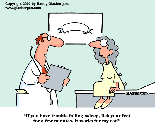 sleep | Randy Glasbergen - Glasbergen Cartoon Service