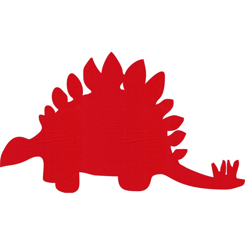 Pre-fused, Laser-cut Silhouettes: Stegosaurus