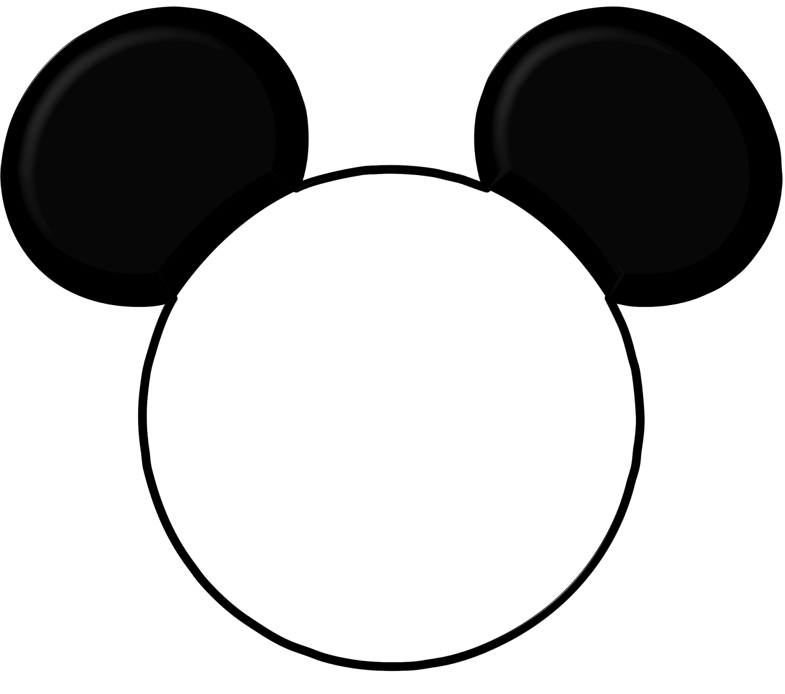 Mickey Mouse Ears Silhouette - Cliparts.co