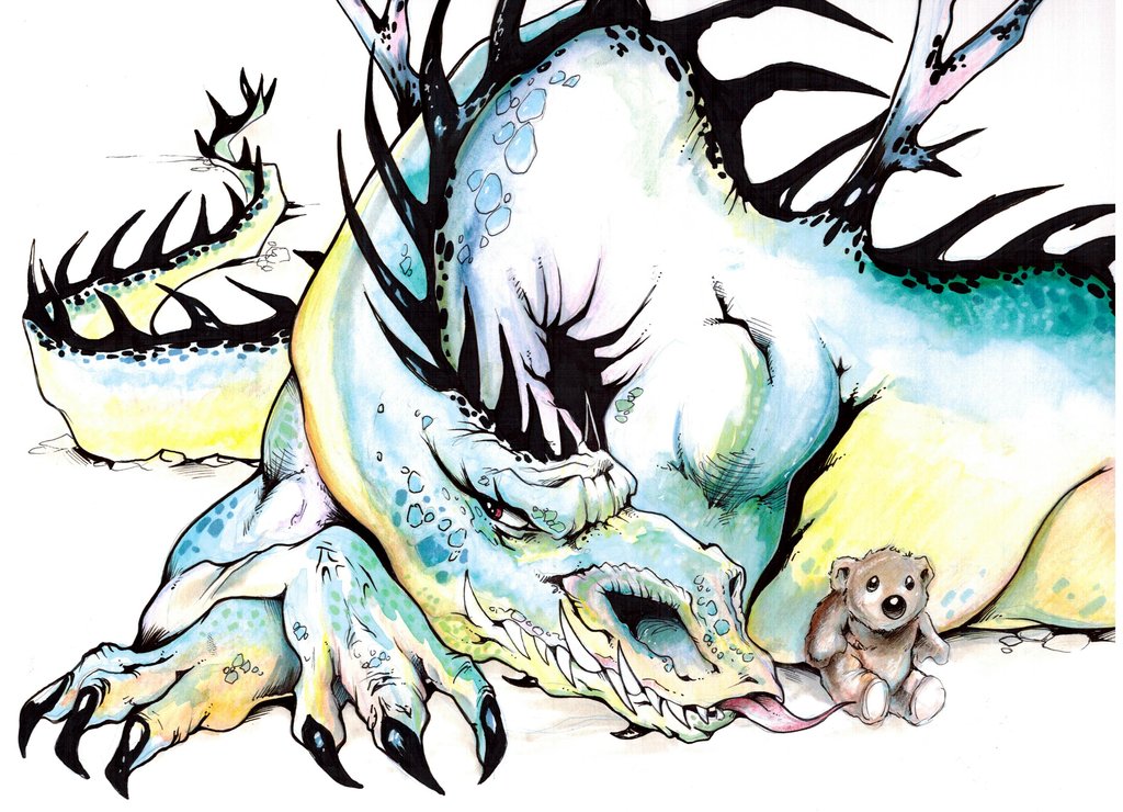 Teddy Bears And Dragons By DW Miller By ConceptsByMiller On DeviantART ...