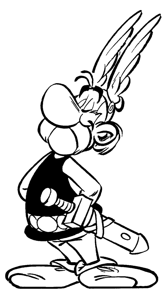 Asterix Cartoon Coloring Pages For Kids - Cartoon Coloring pages ...