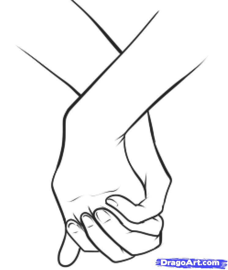 Sketches Of Holding Hands | Viralnova