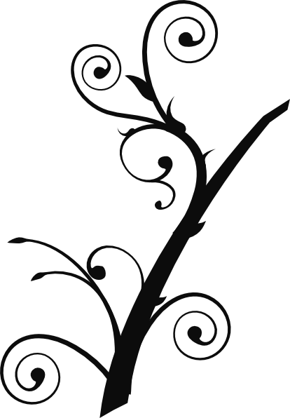 Twisted Branch clip art Free Vector / 4Vector