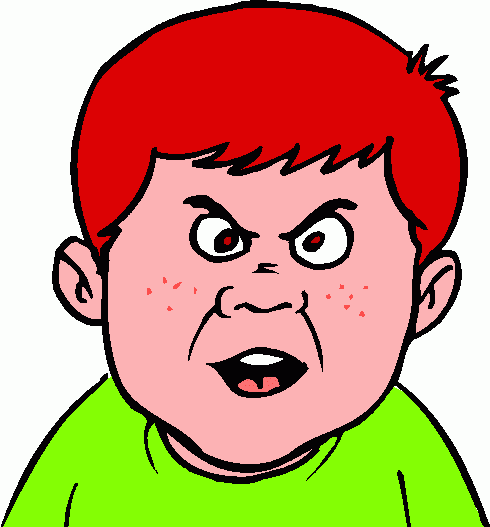 Angry Boy Cartoon - Cliparts.co