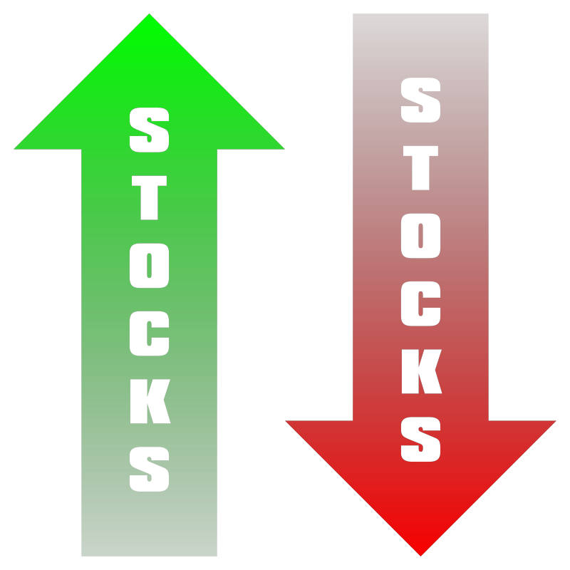 Clipart - Stock trends - Up and Down