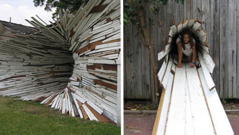 Exploding Tunnel House Art Installation Project | Designs & Ideas ...