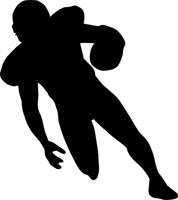 Center Football Stencils - stencilease.com