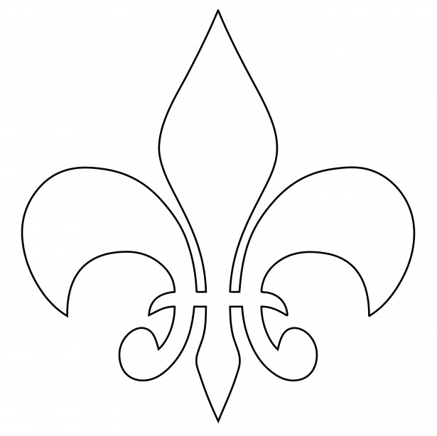 Fleur De Lys Outline Free Stock Photo - Public Domain Pictures