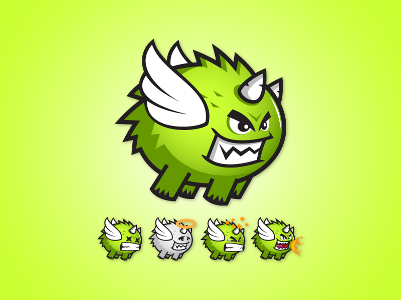 Dribbble - bevouliin / tags / monster