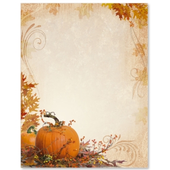 Splendid Autumn Border Papers | PaperDirect