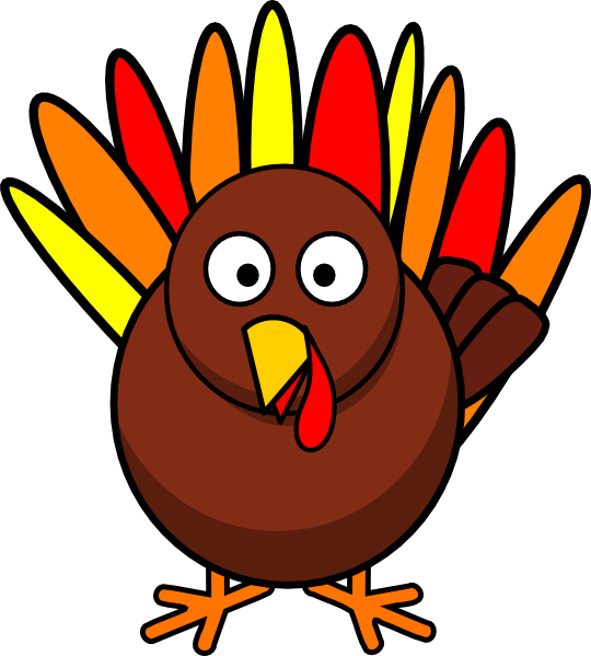 Round Turkey Clip Art clip art - vector clip art online, royalty ...